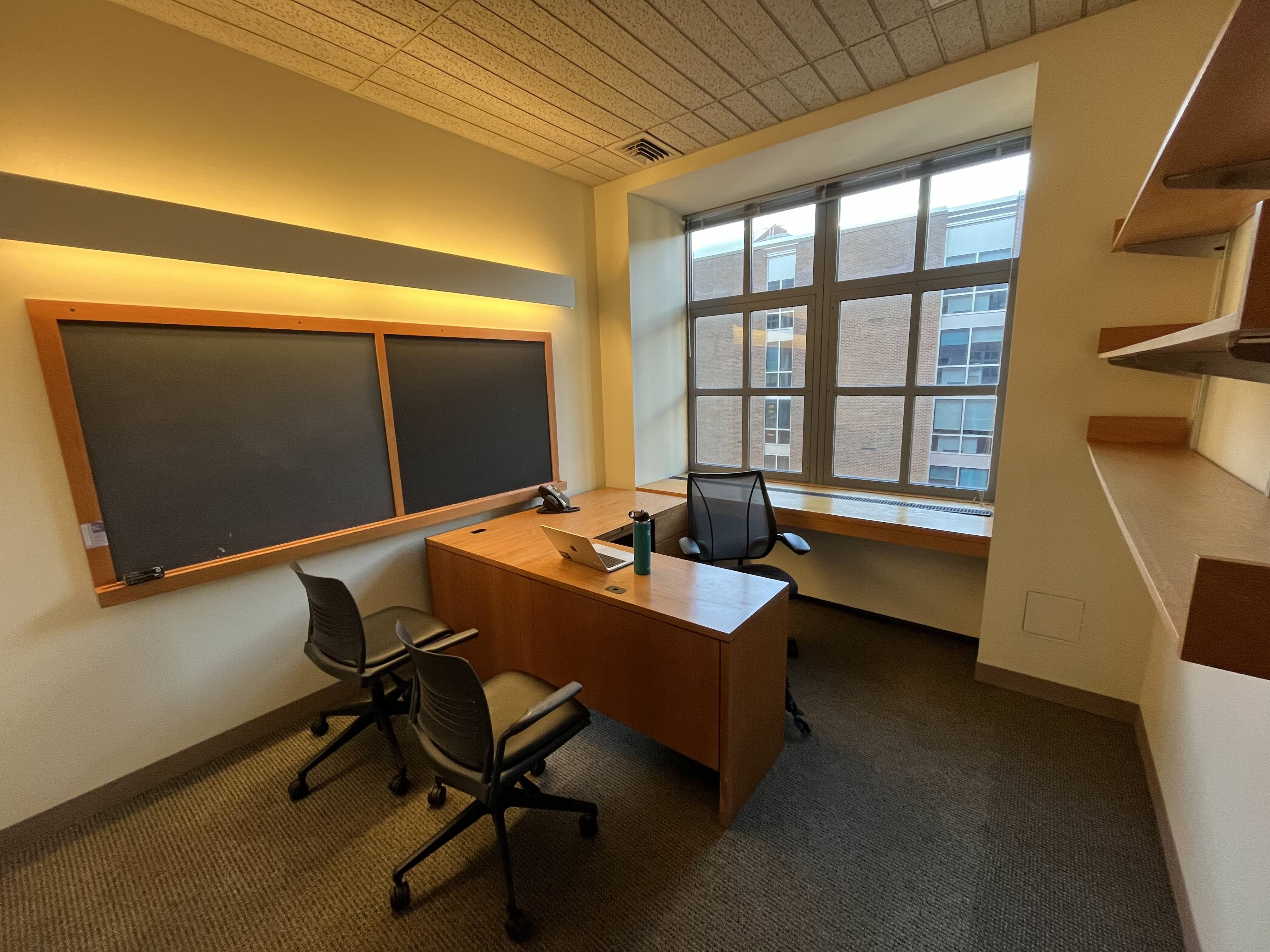 First day in Qin's office at CRB, 2024